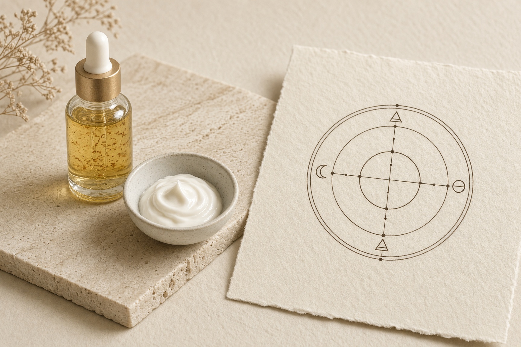 Skin care and a birth chart.